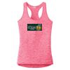 Multi-Color Sublimatable Ladies PosiCharge Electric Heather Racerback Tank Thumbnail