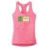 Multi-Color Sublimatable Ladies PosiCharge Electric Heather Racerback Tank Thumbnail