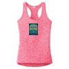 Multi-Color Sublimatable Ladies PosiCharge Electric Heather Racerback Tank Thumbnail