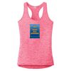 Multi-Color Sublimatable Ladies PosiCharge Electric Heather Racerback Tank Thumbnail