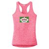 Multi-Color Sublimatable Ladies PosiCharge Electric Heather Racerback Tank Thumbnail