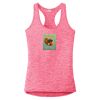 Multi-Color Sublimatable Ladies PosiCharge Electric Heather Racerback Tank Thumbnail