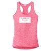 Multi-Color Sublimatable Ladies PosiCharge Electric Heather Racerback Tank Thumbnail