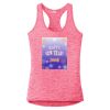 Multi-Color Sublimatable Ladies PosiCharge Electric Heather Racerback Tank Thumbnail