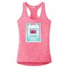 Multi-Color Sublimatable Ladies PosiCharge Electric Heather Racerback Tank Thumbnail