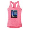 Multi-Color Sublimatable Ladies PosiCharge Electric Heather Racerback Tank Thumbnail