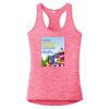 Multi-Color Sublimatable Ladies PosiCharge Electric Heather Racerback Tank Thumbnail