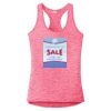 Multi-Color Sublimatable Ladies PosiCharge Electric Heather Racerback Tank Thumbnail