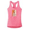 Multi-Color Sublimatable Ladies PosiCharge Electric Heather Racerback Tank Thumbnail