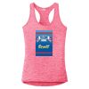 Multi-Color Sublimatable Ladies PosiCharge Electric Heather Racerback Tank Thumbnail