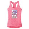 Multi-Color Sublimatable Ladies PosiCharge Electric Heather Racerback Tank Thumbnail