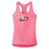Multi-Color Sublimatable Ladies PosiCharge Electric Heather Racerback Tank Thumbnail