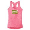 Multi-Color Sublimatable Ladies PosiCharge Electric Heather Racerback Tank Thumbnail