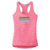 Multi-Color Sublimatable Ladies PosiCharge Electric Heather Racerback Tank Thumbnail
