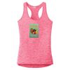 Multi-Color Sublimatable Ladies PosiCharge Electric Heather Racerback Tank Thumbnail