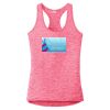 Multi-Color Sublimatable Ladies PosiCharge Electric Heather Racerback Tank Thumbnail