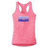 Multi-Color Sublimatable Ladies PosiCharge Electric Heather Racerback Tank Thumbnail