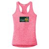 Multi-Color Sublimatable Ladies PosiCharge Electric Heather Racerback Tank Thumbnail