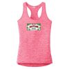 Multi-Color Sublimatable Ladies PosiCharge Electric Heather Racerback Tank Thumbnail