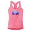 Multi-Color Sublimatable Ladies PosiCharge Electric Heather Racerback Tank Thumbnail