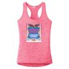 Multi-Color Sublimatable Ladies PosiCharge Electric Heather Racerback Tank Thumbnail