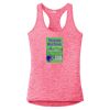 Multi-Color Sublimatable Ladies PosiCharge Electric Heather Racerback Tank Thumbnail