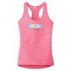 Multi-Color Sublimatable Ladies PosiCharge Electric Heather Racerback Tank Thumbnail