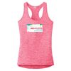 Multi-Color Sublimatable Ladies PosiCharge Electric Heather Racerback Tank Thumbnail