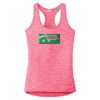 Multi-Color Sublimatable Ladies PosiCharge Electric Heather Racerback Tank Thumbnail