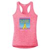 Multi-Color Sublimatable Ladies PosiCharge Electric Heather Racerback Tank Thumbnail