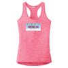 Multi-Color Sublimatable Ladies PosiCharge Electric Heather Racerback Tank Thumbnail