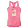 Multi-Color Sublimatable Ladies PosiCharge Electric Heather Racerback Tank Thumbnail