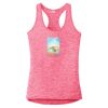 Multi-Color Sublimatable Ladies PosiCharge Electric Heather Racerback Tank Thumbnail