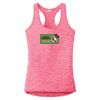 Multi-Color Sublimatable Ladies PosiCharge Electric Heather Racerback Tank Thumbnail