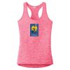 Multi-Color Sublimatable Ladies PosiCharge Electric Heather Racerback Tank Thumbnail