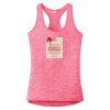Multi-Color Sublimatable Ladies PosiCharge Electric Heather Racerback Tank Thumbnail