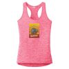 Multi-Color Sublimatable Ladies PosiCharge Electric Heather Racerback Tank Thumbnail