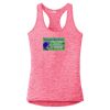 Multi-Color Sublimatable Ladies PosiCharge Electric Heather Racerback Tank Thumbnail