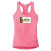 Multi-Color Sublimatable Ladies PosiCharge Electric Heather Racerback Tank Thumbnail