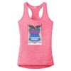 Multi-Color Sublimatable Ladies PosiCharge Electric Heather Racerback Tank Thumbnail