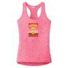 Multi-Color Sublimatable Ladies PosiCharge Electric Heather Racerback Tank Thumbnail