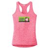 Multi-Color Sublimatable Ladies PosiCharge Electric Heather Racerback Tank Thumbnail