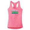 Multi-Color Sublimatable Ladies PosiCharge Electric Heather Racerback Tank Thumbnail