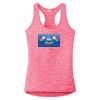 Multi-Color Sublimatable Ladies PosiCharge Electric Heather Racerback Tank Thumbnail