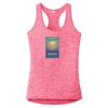 Multi-Color Sublimatable Ladies PosiCharge Electric Heather Racerback Tank Thumbnail