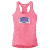 Multi-Color Sublimatable Ladies PosiCharge Electric Heather Racerback Tank Thumbnail