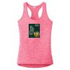 Multi-Color Sublimatable Ladies PosiCharge Electric Heather Racerback Tank Thumbnail