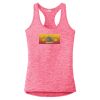Multi-Color Sublimatable Ladies PosiCharge Electric Heather Racerback Tank Thumbnail