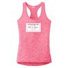 Multi-Color Sublimatable Ladies PosiCharge Electric Heather Racerback Tank Thumbnail
