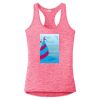 Multi-Color Sublimatable Ladies PosiCharge Electric Heather Racerback Tank Thumbnail